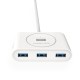 Ugreen 4 Portlu USB 3.0 Hub Çoklayıcı Beyaz 50 CM