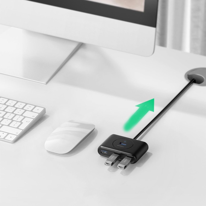 Ugreen 4 Portlu USB 3.0 Hub Çoklayıcı Siyah