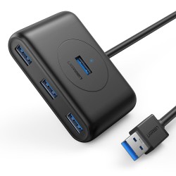 Siyah Ugreen 4 Portlu USB 3.0 Hub Çoklayıcı Siyah