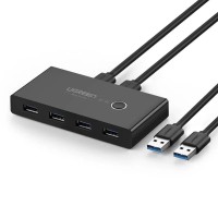 Ugreen 4 Portlu USB 3.0 PC Switch Paylaşım Adaptörü