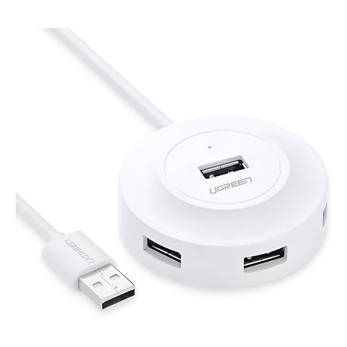 UGREEN 4 Portlu USB Hub Çoklayıcı Beyaz