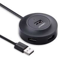 Ugreen 4 Portlu USB Hub Çoklayıcı Siyah