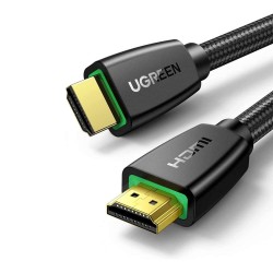 1 Metre Ugreen 4K HDMI Örgülü Görüntü Ve Ses Aktarma Kablosu 1 Metre