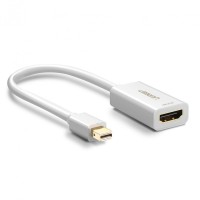 Ugreen 4K Mini Displayport HDMI Dönüştürücü Adaptör Beyaz