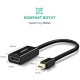 Ugreen 4K Mini Displayport HDMI Dönüştürücü Adaptör Siyah