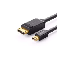 Ugreen 4K Mini DisplayPort to DisplayPort Dönüştürücü Kablo 1.5 Metre Siyah