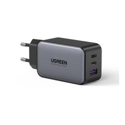  Ugreen 65W USB Type-C QC 4.0 PD 3.0 GanX 3 Portlu Hızlı Şarj Cihazı