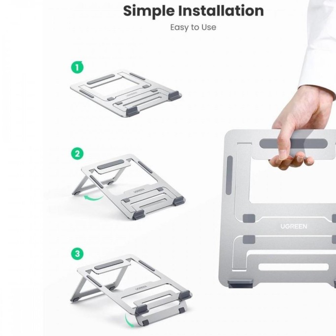 Ugreen Alüminyum Ayarlanabilir Taşınabilir Notebook Standı Ugreen Alüminyum Ayarlanabilir Taşınabilir Notebook Standı