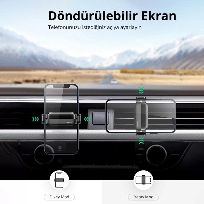 Ugreen Alüminyum Klima Havalandırma Izgarası için Telefon Tutucu