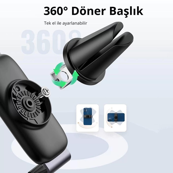 Ugreen Alüminyum Klima Havalandırma Izgarası için Telefon Tutucu