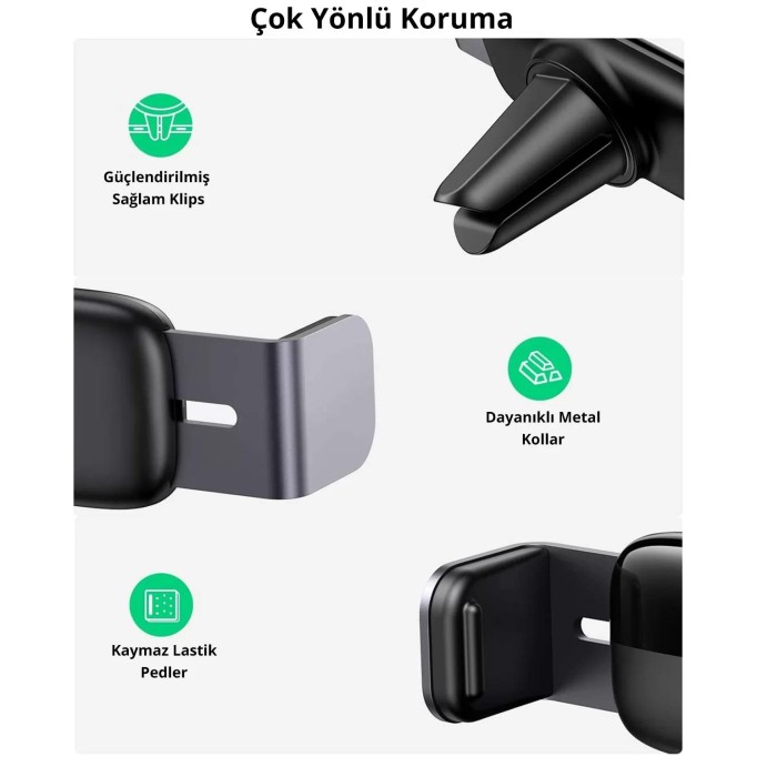 Ugreen Alüminyum Klima Havalandırma Izgarası için Telefon Tutucu