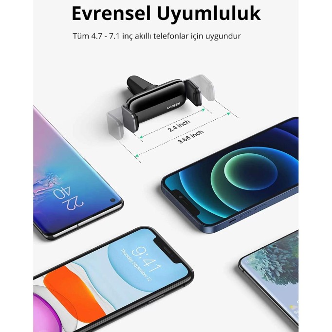Ugreen Alüminyum Klima Havalandırma Izgarası için Telefon Tutucu