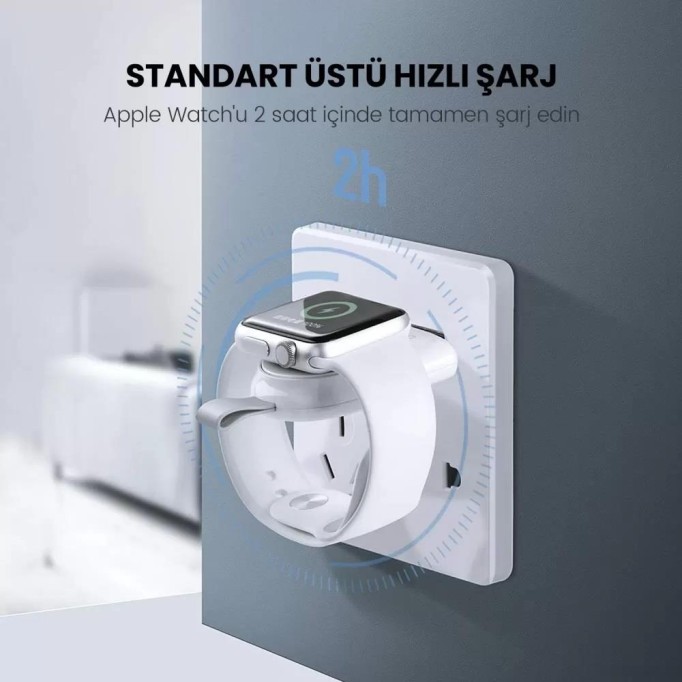 Ugreen Apple Watch için Manyetik Kablosuz Şarj Cihazı