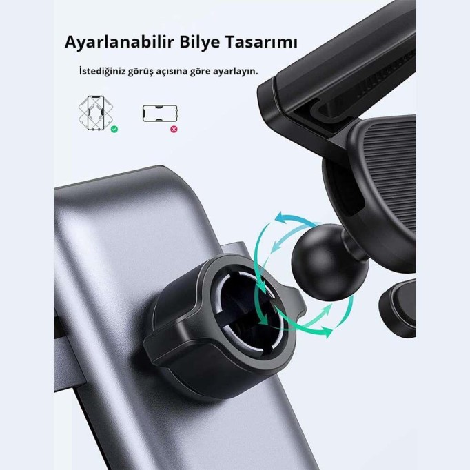 Ugreen Araç içi Havalandırma Klima Izgarası için Telefon Tutucu