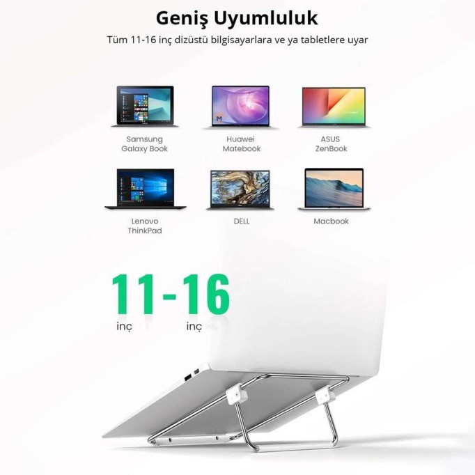 Ugreen Ayarlanabilir Katlanabilir Masaüstü Notebook Standı