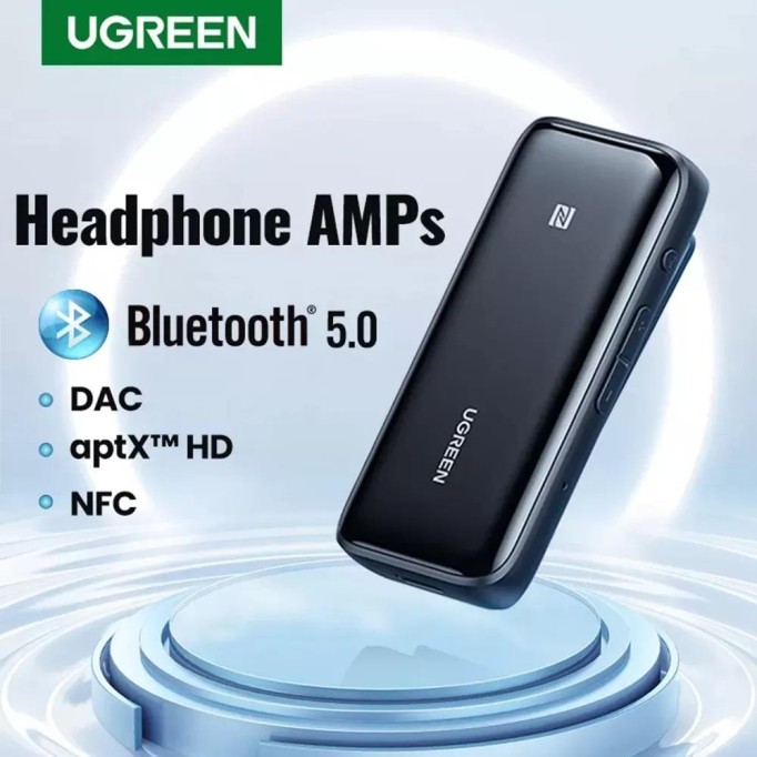 Ugreen Bluetooth 5.0 aptX LL 3.5mm Aux Ses Adaptörü ve USB Ses Kartı