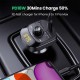 Ugreen Bluetooth 5.0 QC 3.0 PD Araç Çakmaklık Şarj Cihazı FM Transmitter