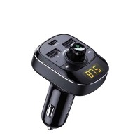 Ugreen Bluetooth 5.0 QC 3.0 PD Araç Çakmaklık Şarj Cihazı FM Transmitter