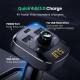 Ugreen Bluetooth 5.0 QC 3.0 PD Araç Çakmaklık Şarj Cihazı FM Transmitter