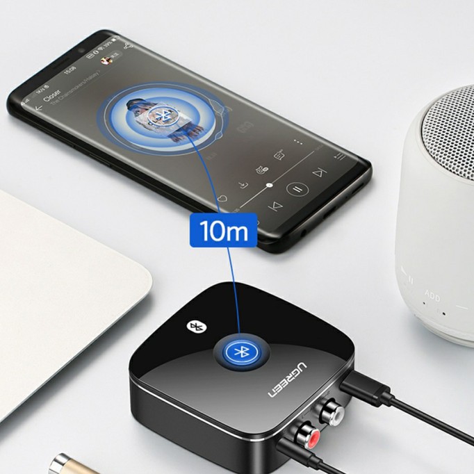 Ugreen Bluetooth 5.0 RCA Aux Ses Adaptörü