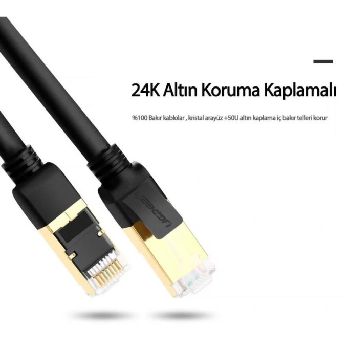 Ugreen CAT7 F/FTP Ethernet Kablosu 1.5 Metre