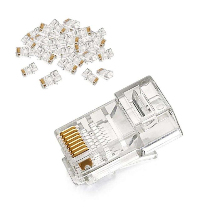 Ugreen CAT5e RJ45 Jack Konnektör 100lü Paket
