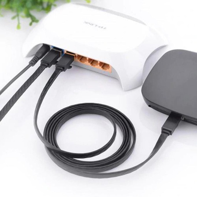 Ugreen CAT6 Flat Ethernet Kablosu 50 CM