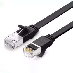 1 Metre Ugreen Cat6 Flat Pure Metal Konnektör UTP Ethernet Kablosu 1 Metre