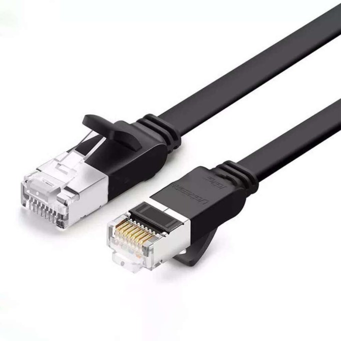 Ugreen Cat6 Flat Pure Metal Konnektör UTP Ethernet Kablosu 3 Metre