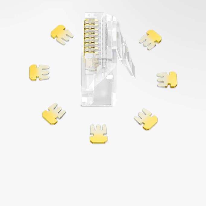 Ugreen CAT6 RJ45 Jack Konnektör 50 Adet