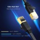 UGREEN CAT7 Gigabit Flat Ethernet Kablosu 50 CM