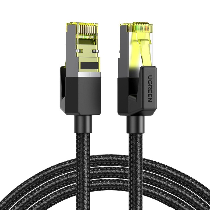 Ugreen CAT7 Örgülü F/FTP 10Gbps RJ45 Ethernet Kablosu 20 Metre