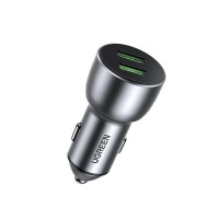 Ugreen Çift Çıkışlı USB 36W QC 3.0 Hızlı Araç Şarj Cihazı