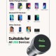 Ugreen Çift Çıkışlı USB 36W QC 3.0 Hızlı Araç Şarj Cihazı