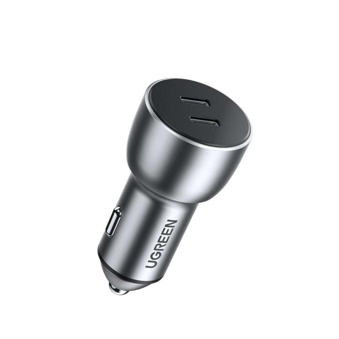 Ugreen Çift PD Type-C Çıkışlı 36W Araç Çakmaklık Şarj Cihazı