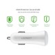 UGREEN Çift USB Çıkışlı 17W Araç Şarj Cihazı Beyaz