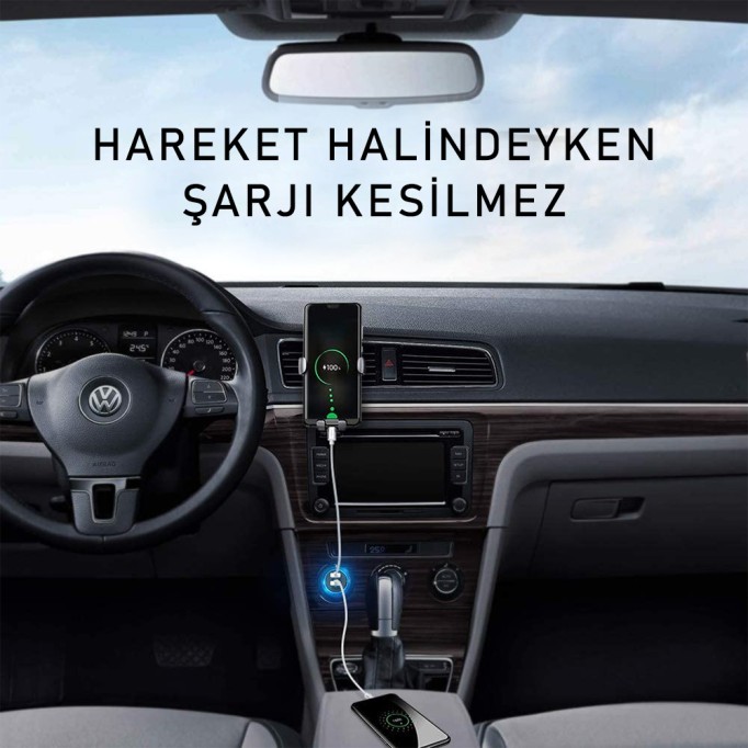 UGREEN Çift USB Çıkışlı Qualcomm 3.0 Araç Şarj Cihazı