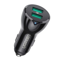 UGREEN Çift USB Çıkışlı Qualcomm 3.0 Araç Şarj Cihazı