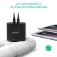 UGREEN Çift USB Çıkışlı Şarj Adaptörü Siyah