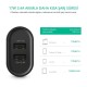 UGREEN Çift USB Çıkışlı Şarj Adaptörü Siyah