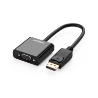 Ugreen DisplayPort Erkek to VGA Dişi Görüntü Dönüştürücü Siyah