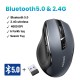 Ugreen Dual Mode 2.4GHz Kablosuz ve Bluetooth 4000DPI Sessiz Optik Mouse