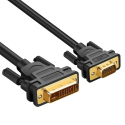 Ugreen DVI 24+5 to VGA Dönüştürücü Görüntü Aktarma Kablosu 2 Metre