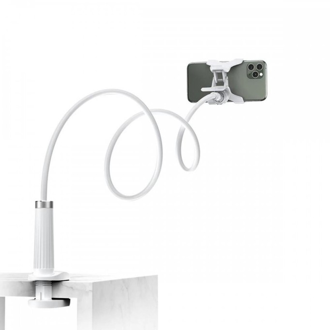 Ugreen Flexible Esnek Yatak Masa Telefon Tutucu Beyaz 90cm Ugreen Flexible Esnek Yatak Masa Telefon Tutucu Beyaz 90cm