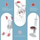 Ugreen Flexible Esnek Yatak Masa Telefon Tutucu Beyaz 90cm Ugreen Flexible Esnek Yatak Masa Telefon Tutucu Beyaz 90cm