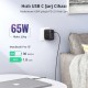 Ugreen Gan X 65W 3 Type-C PD ve USB Hızlı Şarj Cihazı