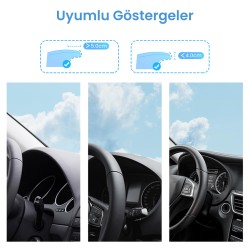 Ugreen Gösterge Paneli için Gövde Üstü Klipsli Araç içi Telefon Tutucu Ugreen Gösterge Paneli için Gövde Üstü Klipsli Araç içi Telefon Tutucu