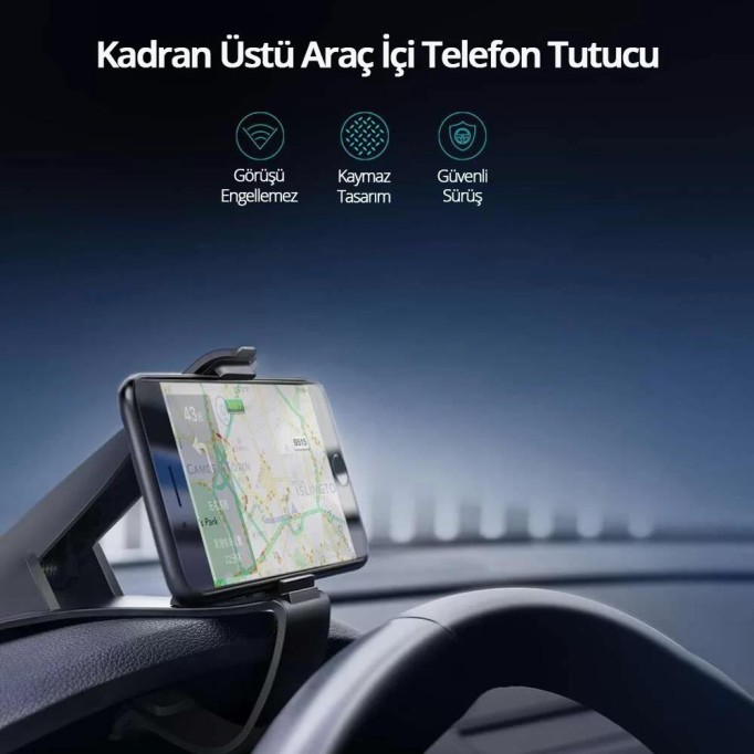 Ugreen Gösterge Üstü Araç içi Telefon Tutucu