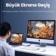 Ugreen HDMI to Mini DP 4K Ses ve Görüntü Aktarım Adaptör Gri