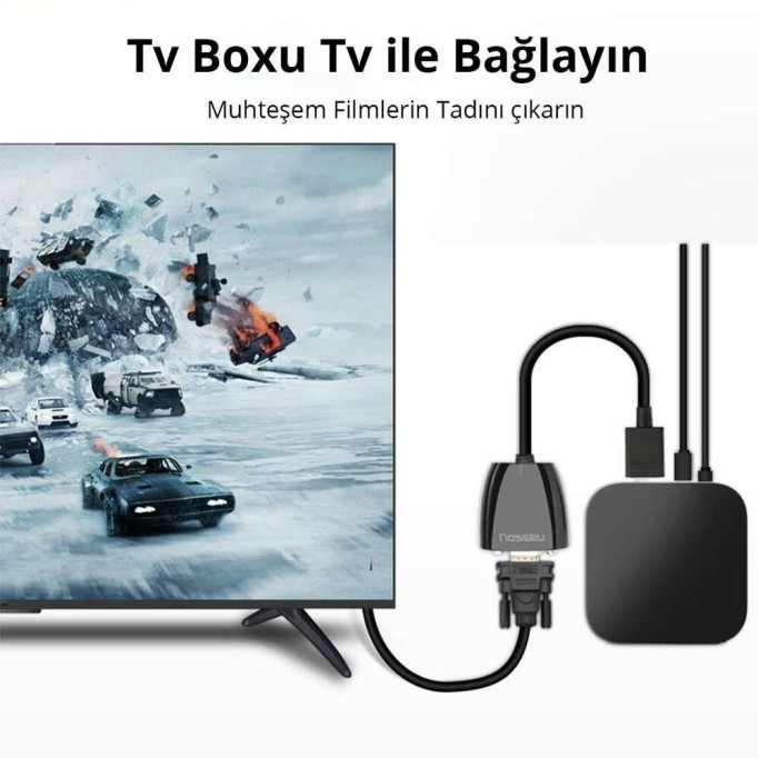 Ugreen HDMI to VGA Dişi Çevirici Adaptör Siyah Ugreen HDMI to VGA Dişi Çevirici Adaptör Siyah
